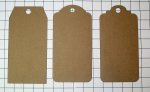 Chipboard Decorative Tags X Large