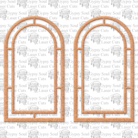 Arched Window Frames Small - Click Image to Close
