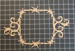 Barbed Wire Deco Frame Square