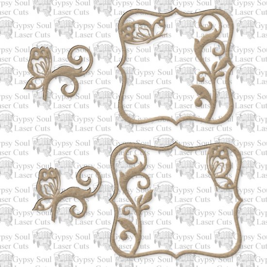 Butterfly Bracket Frames - Click Image to Close