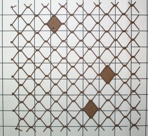 Chainlink 8 by 8 Inch Panel - Click Image to Close