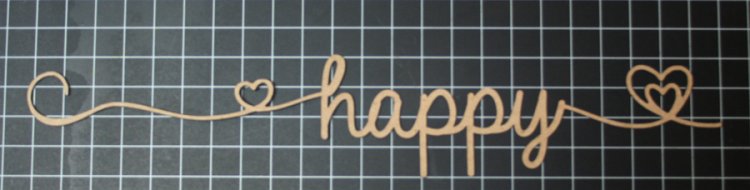 Curly Word: Happy - Click Image to Close