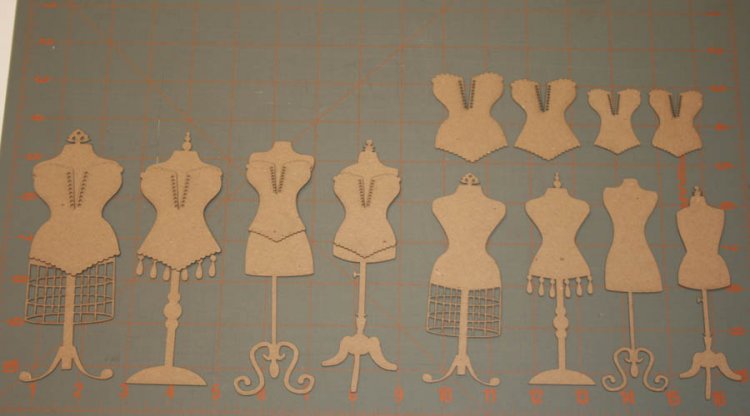 Dressforms & Corsets Shape Set - Click Image to Close