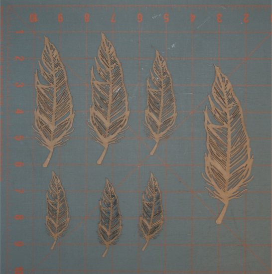 Feathers Shape Set - Click Image to Close