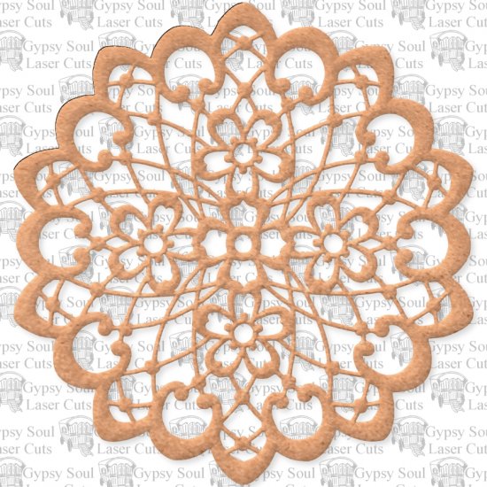 Floral Lace Panel - Click Image to Close