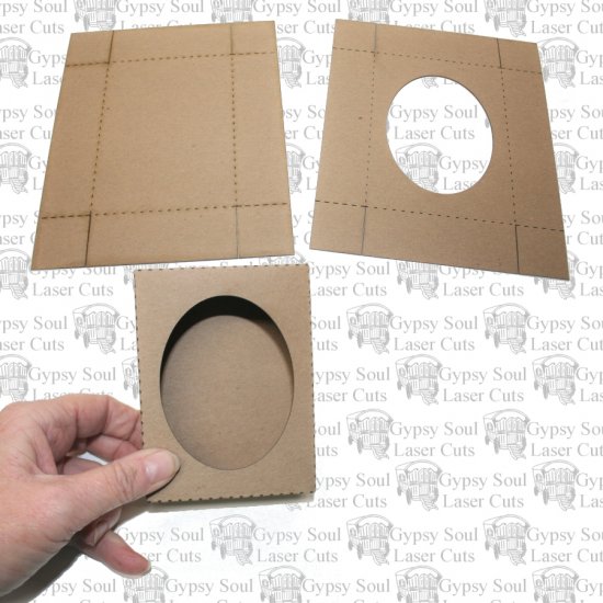 Fold Up Box Oval - Click Image to Close