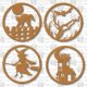 Trading Coin Covers Halloween