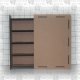 Hidden Drawer Book Box Large with Shelves