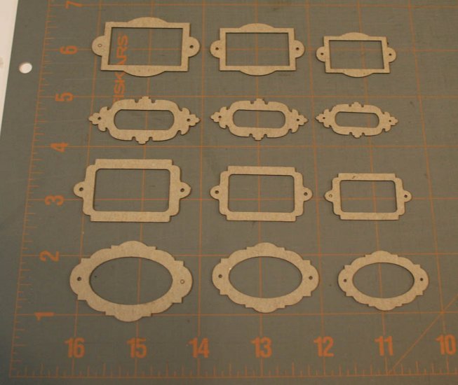 Miniature Bookplates Shape Set - Click Image to Close