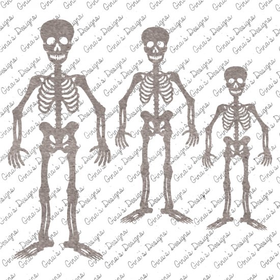Skeleton Shape Set - Click Image to Close