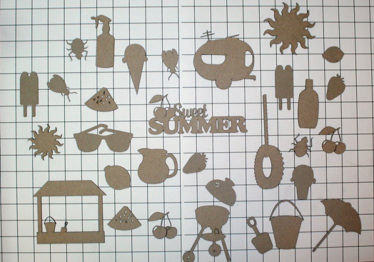 Sweet Summer Shape Set - Click Image to Close