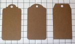 Chipboard Decorative Tags Large