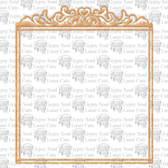 Valentine Scroll Top Frame - Click Image to Close