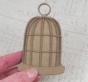 4 Inch Cage with Solid Back