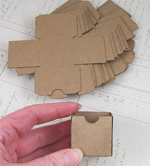 Set of Pre-Cut Drawers for Advent Shadowbox - Click Image to Close